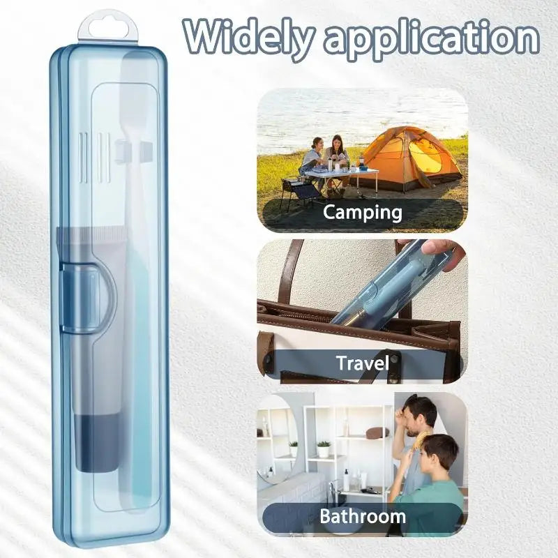 Transparent Travel Toothbrush Case & Toothpaste Storage Box Travel Toothbrush Case QXL