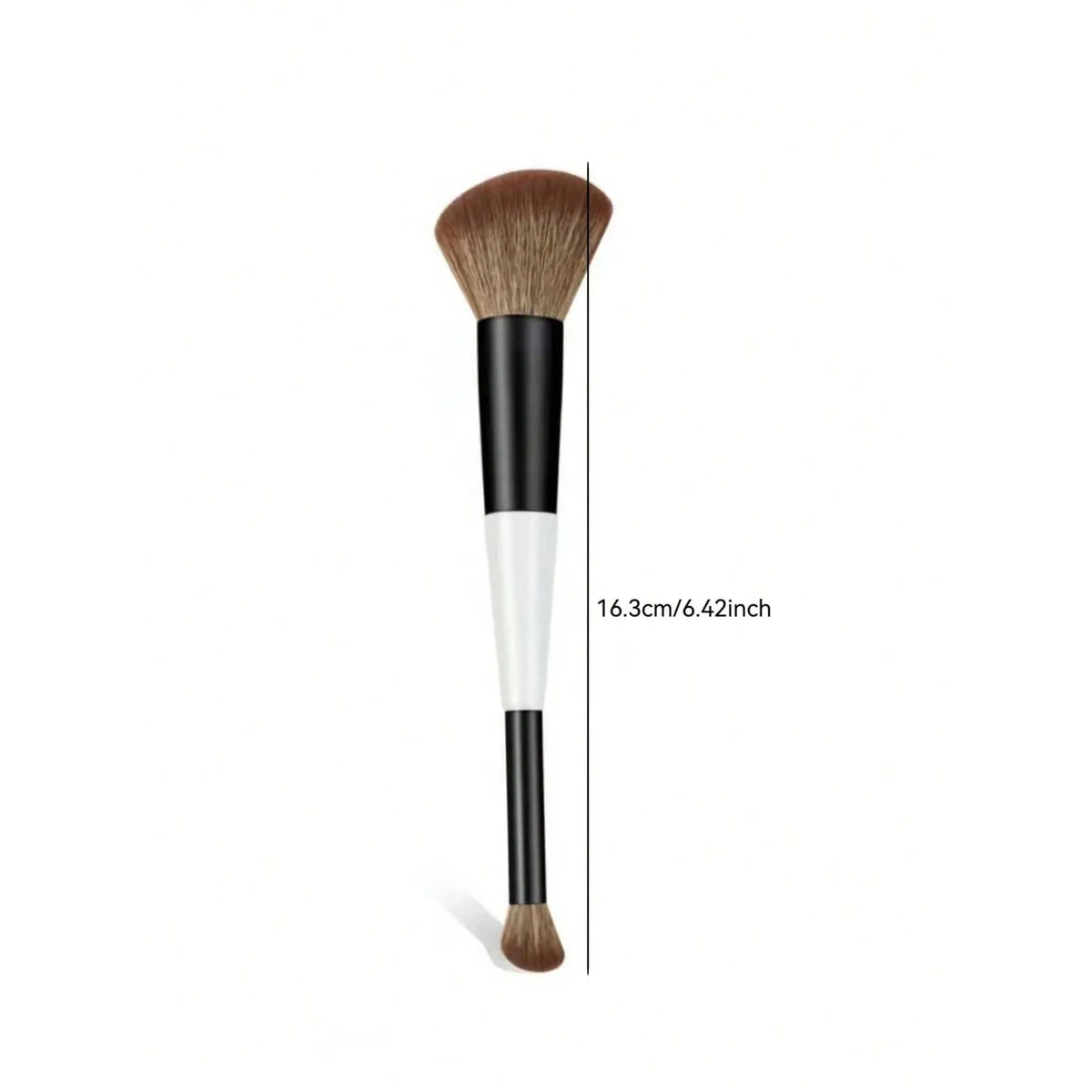 Double-Ended Makeup Brush – Foundation, Contour & Eyeshadow Makeup Brush QXL