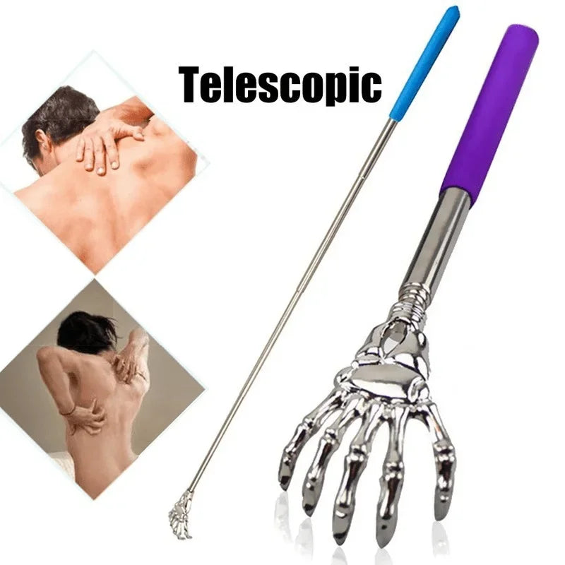 Retractable Back Scratcher – Holiday Stainless Steel Tool Back Scratcher Tool QXL