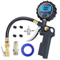 Digital Tire Inflator Pressure Gauge | 3-in-1 Metal & ABS Tire Inflator Gauge QXL A