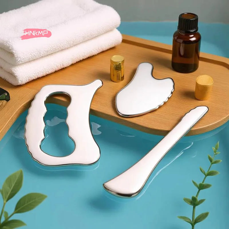 Stainless Steel Gua Sha Fascia Scraping Massage Tool | HNKMP Fascia Scraping Tool QXL