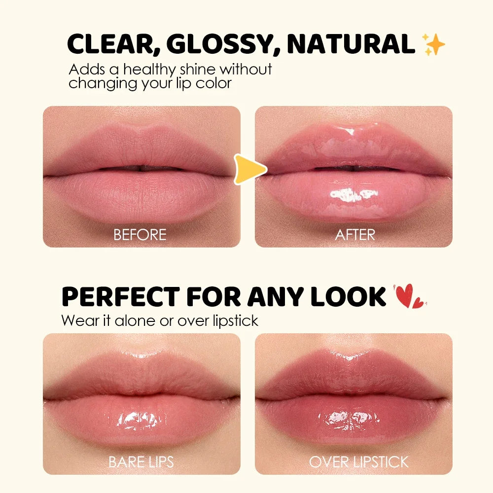 Julystar Banana Lip Gloss Oil | Portable Hydrating Lip Oil Lip Gloss Oil QXL