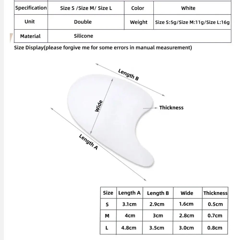 Silicone Toe Separators & Bunion Corrector | 1 Pair Toe Separator QXL