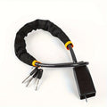 Universal Steering Wheel Lock with Seat Belt Buckle | Anti-Theft Steering Wheel Lock QXL black