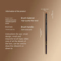 Moji M206 Angled Eyeliner Brush | Eyebrow & Lip Contour Eyeliner Makeup Brush QXL M206 small