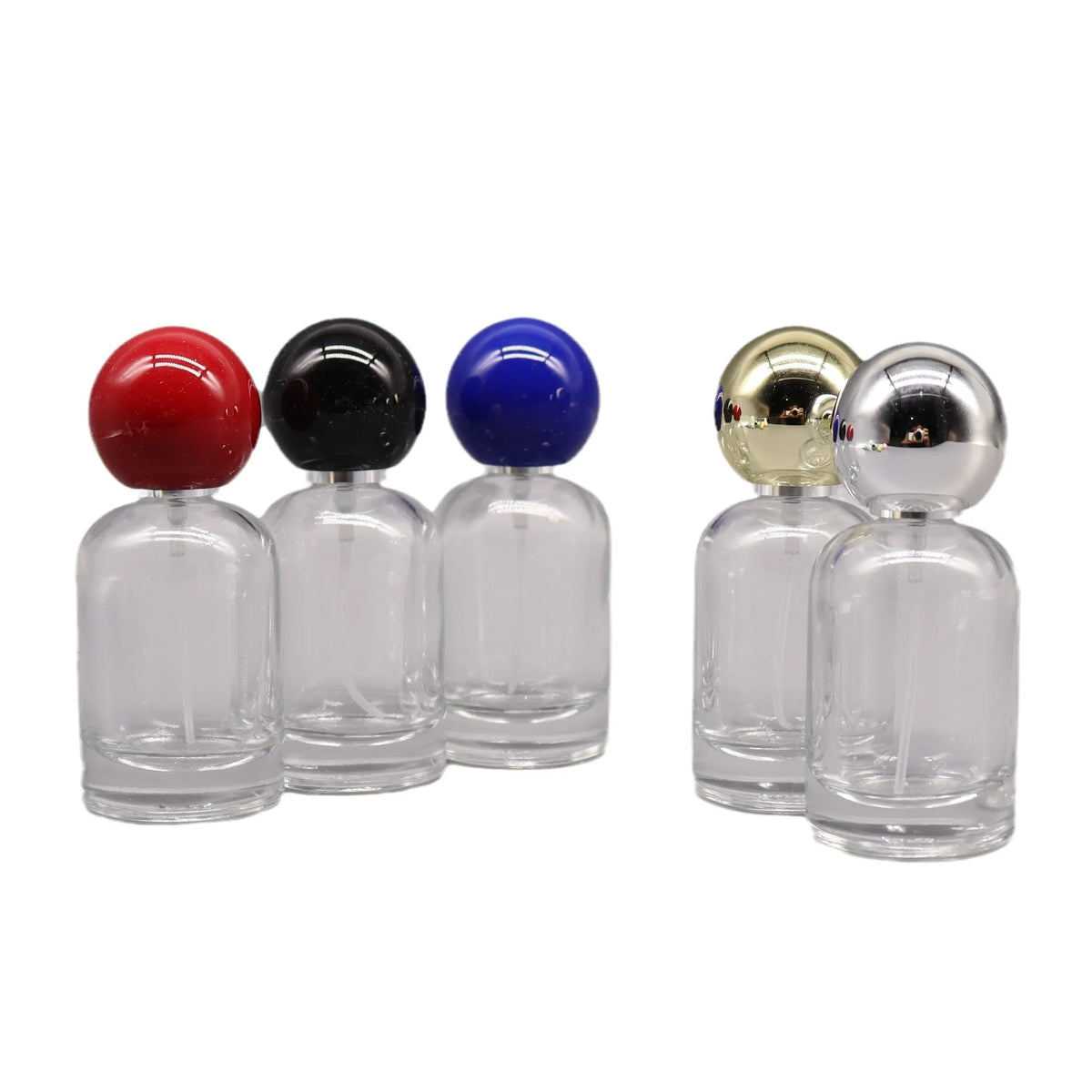 30ml Glass Perfume Spray Bottle | Refillable Atomizer Ball Lid Perfume Atomizer Bottle QXL