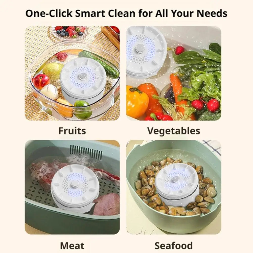 Portable Wireless Fruit & Vegetable Purifier | Food Cleaner Food Purifier QXL