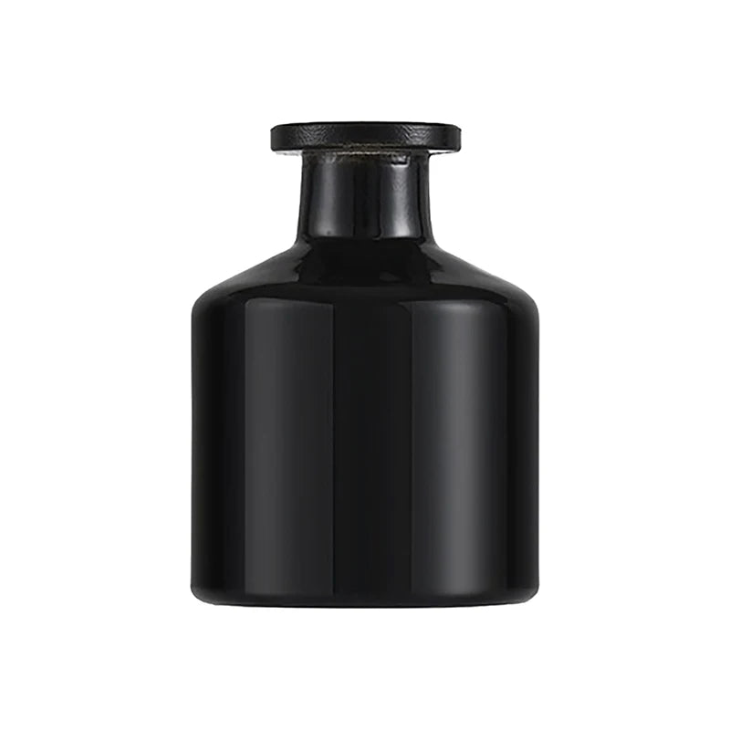 50ml Glass Reed Diffuser Bottle | Rattan Stick Aroma Set Reed Diffuser Bottle QXL Black