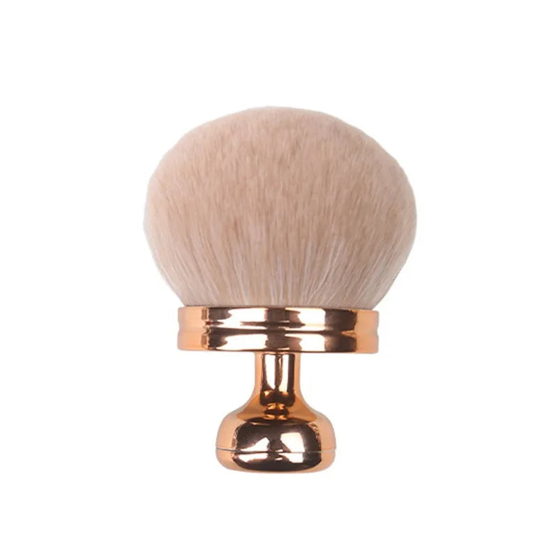 Large Mushroom Kabuki Brush | Powder & Blush Makeup Tool Kabuki Makeup Brush QXL