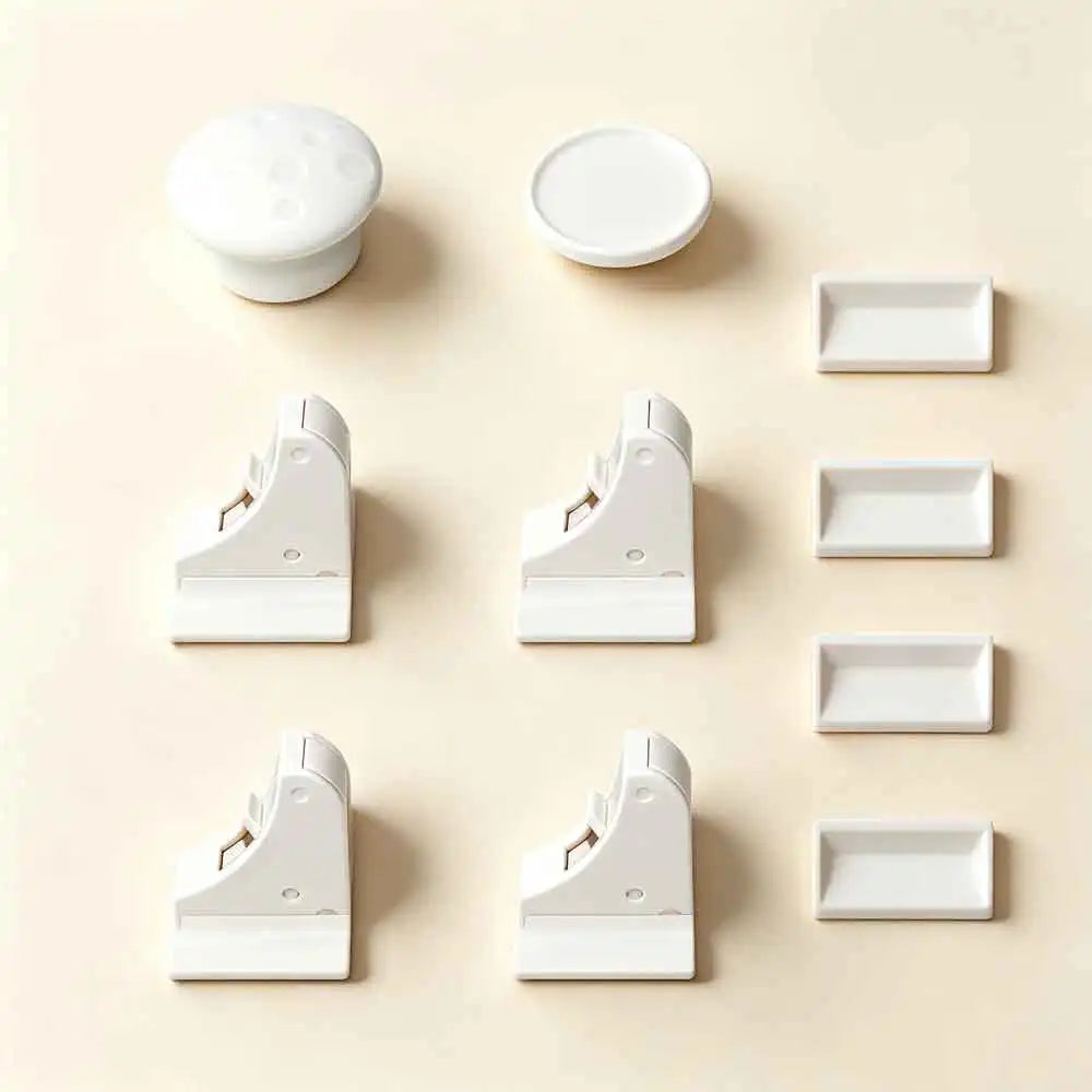Magnetic Baby Safety Locks – Invisible Cabinet & Drawer Latches Baby Safety Lock QXL