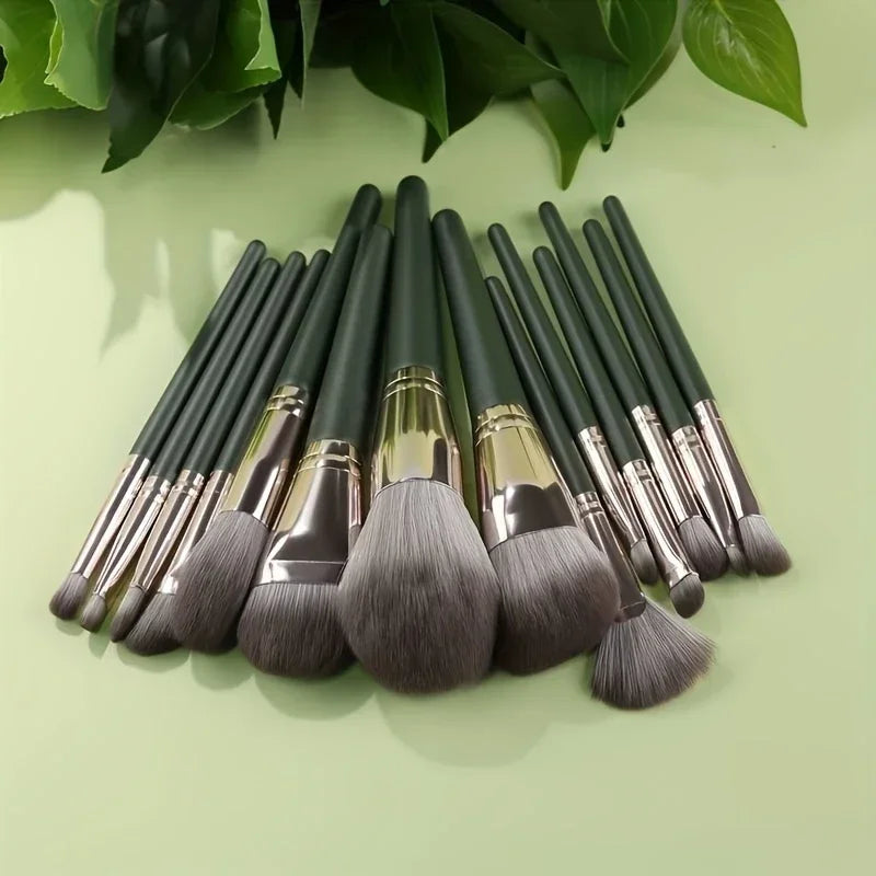 14-Piece Soft Fluffy Makeup Brush Set | Full Face Cosmetic Kit Makeup Brush Set QXL