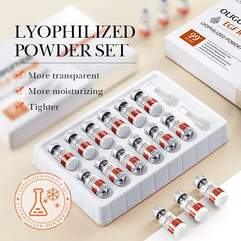 Oligopeptide Freeze-Dried Powder & Hyaluronic Acid Serum Set Hyaluronic Acid Serum Set QXL