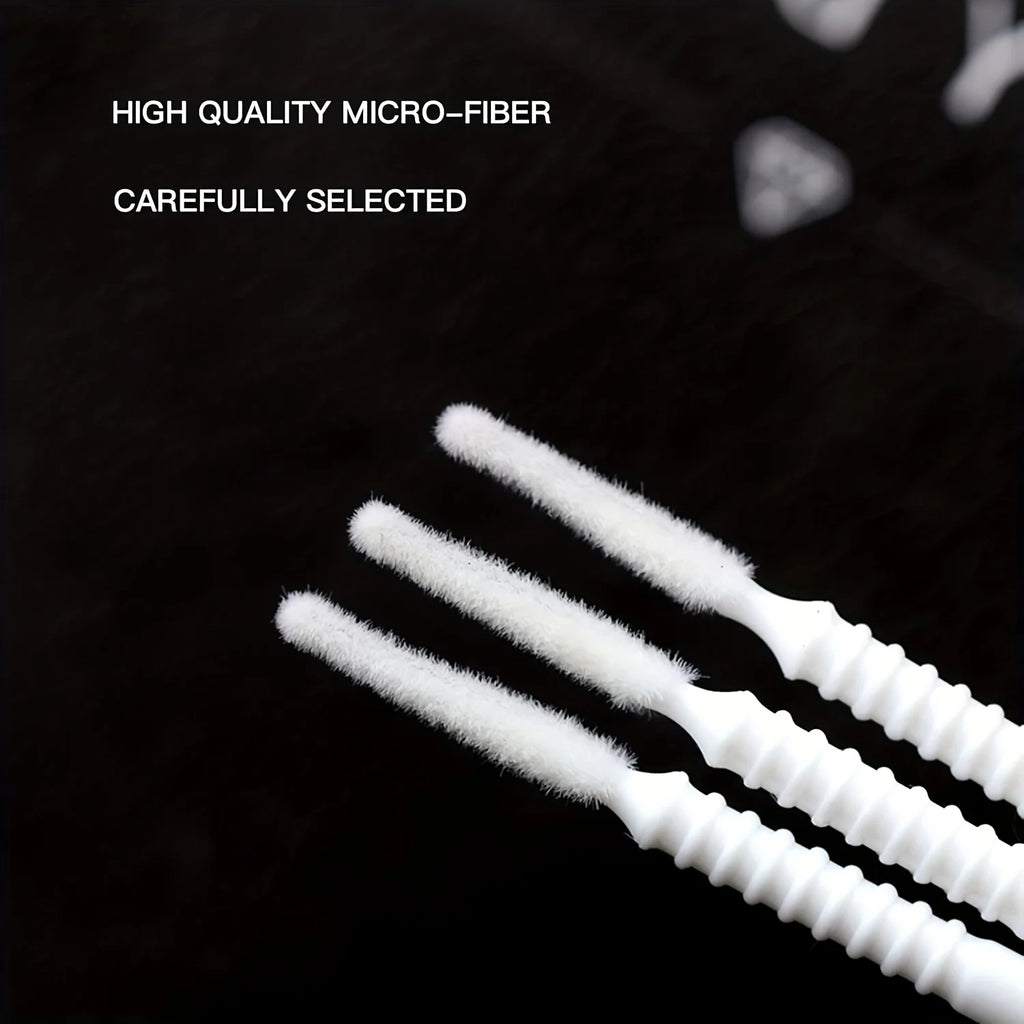 200-Pack Disposable Micro Brushes for Eyelash Extensions Lash Extension Applicators QXL