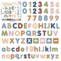 77-Pc Magnetic Letters & Numbers EVA Fridge Magnets for Kids Educational Magnet Set QXL Style 1