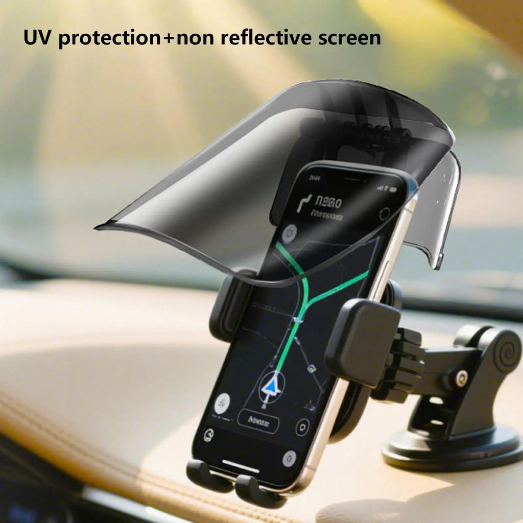 Dashboard Phone Sun Shade | Adjustable Car Smartphone Visor Car Phone Sunshade QXL