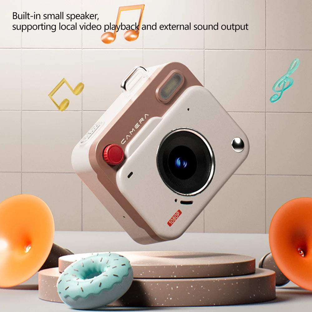 HD Retro Mini Digital Camera | 48MP, 1080P, Flash & Keychain Mini Digital Camera QXL