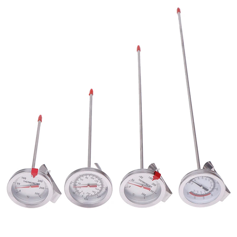 Stainless Steel Dial Probe Thermometer – Milk, Meat & Food Kitchen Thermometer QXL