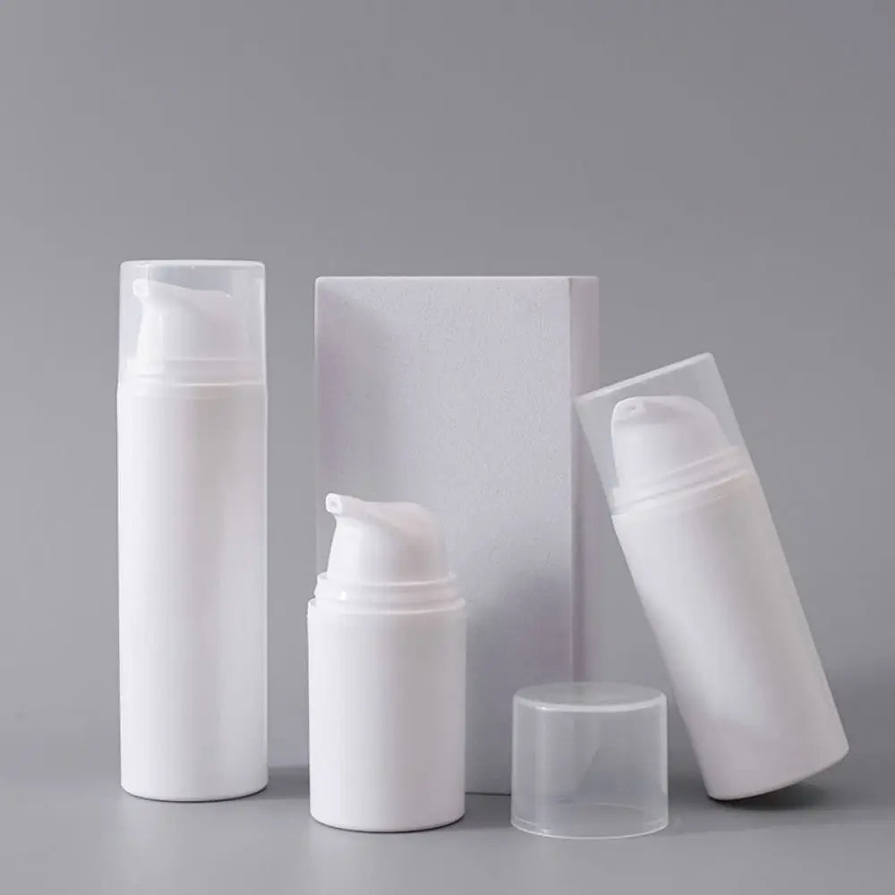 White Airless Pump Bottle | Empty Lotion & Cream Container Airless Pump Bottle QXL