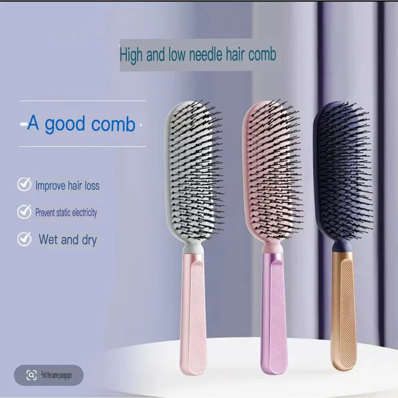 Dual-Purpose Hair Smoothing Comb | Anti-Static & Volumizing Hair Smoothing Comb QXL