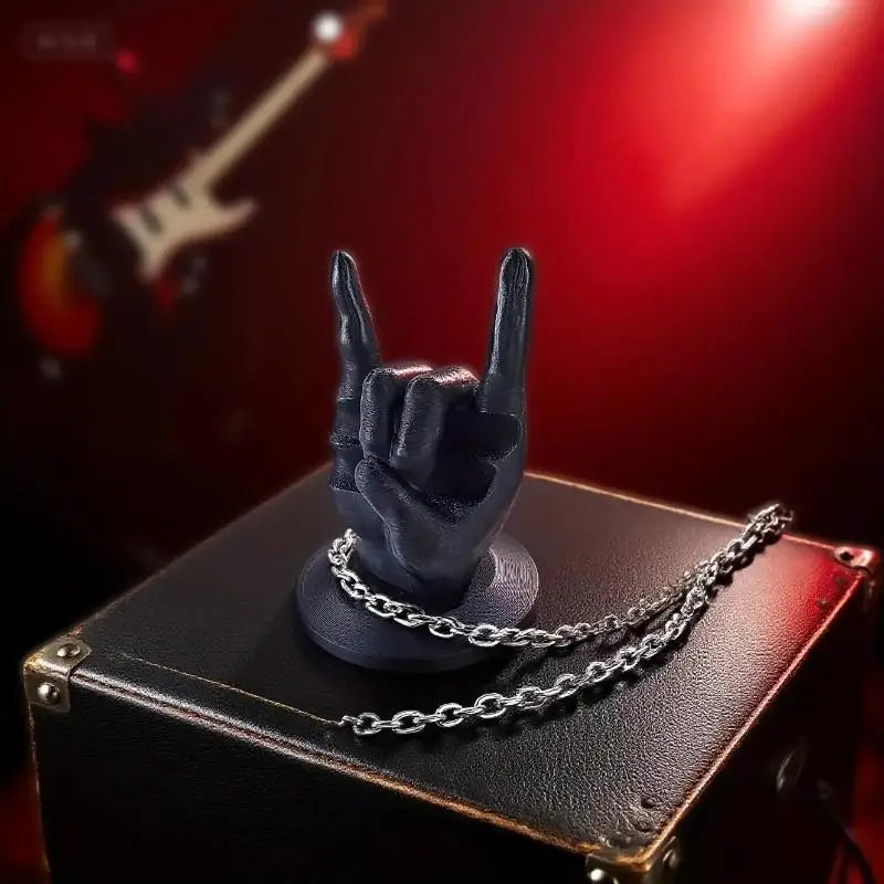 Rock Hand Drumstick Holder Stand | Drummer Gift & Decor Drumstick Display Stand QXL