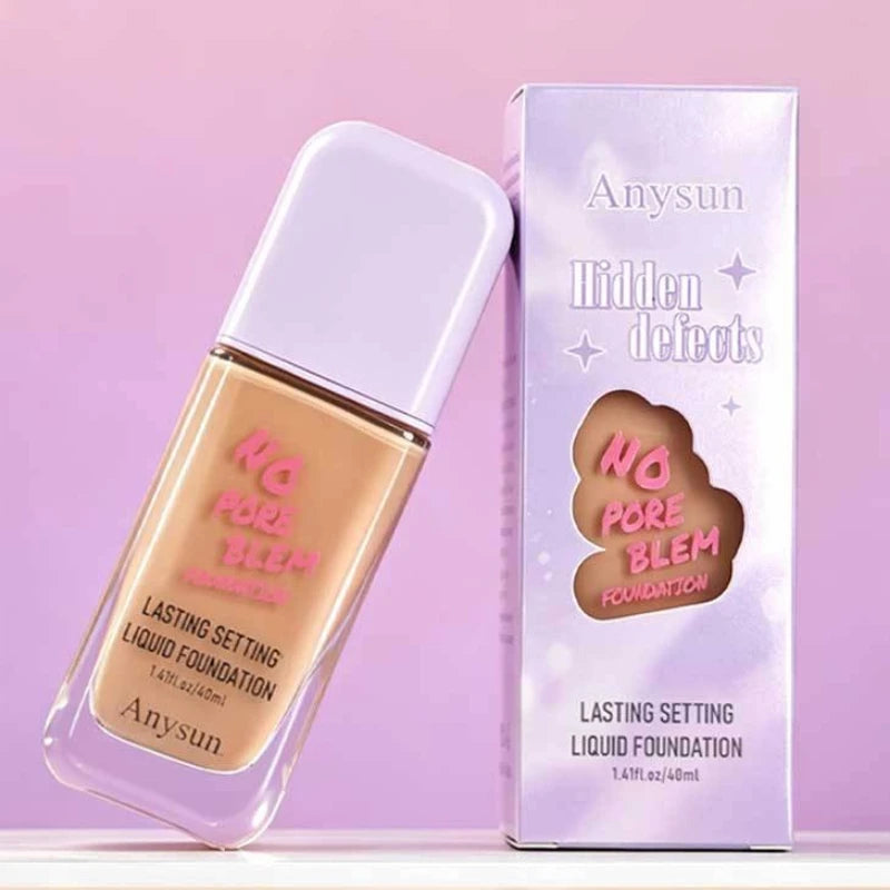 Matte Liquid Foundation – Hydrating Long-Wear All Skin Types Liquid Foundation QXL