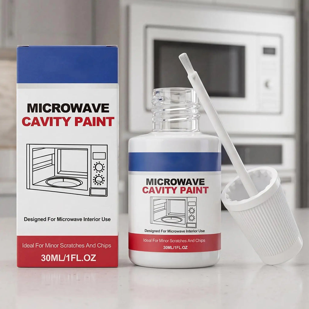 Microwave Interior Cavity Paint 30ml | High-Gloss Touch-Up Appliance Repair Paint QXL