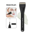 MAANGE Flat Facial Mask & Foundation Brush | Soft Synthetic Facial Mask Brush QXL Black