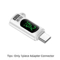USB4 80Gbps USB-C Adapter | 240W PD 8K 60Hz OTG LED USB-C OTG Adapter QXL WHITE