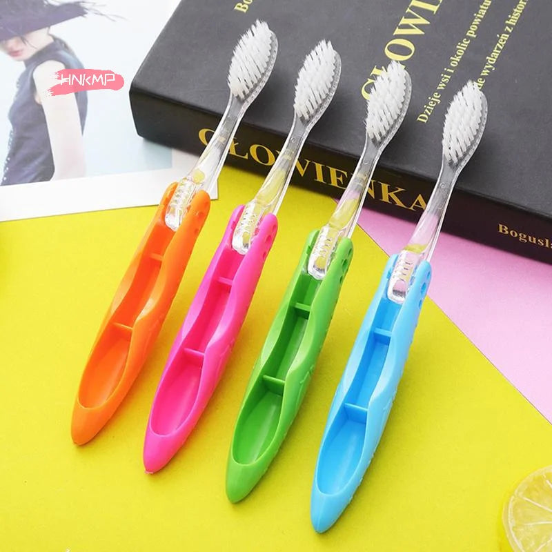 Foldable Disposable Travel Toothbrush – Compact & Portable Disposable Travel Toothbrush QXL