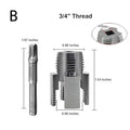 Dual-Use PVC Pipe Thread Cutting Tool | Internal & External Pipe Threading Tool QXL B