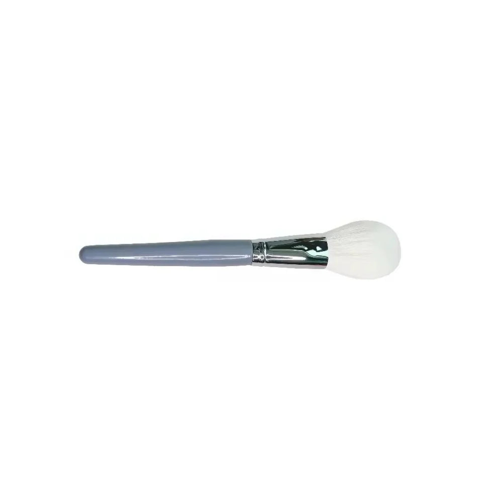 Goat Hair Powder Brush | HD Makeup Artist Grade | Copper Ferrule Powder Makeup Brush QXL