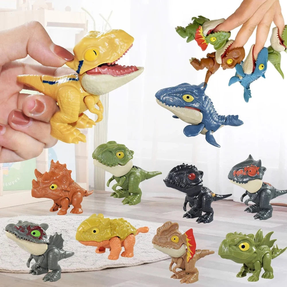 Dinosaur Finger Puppets Set | 5, 6 & 8-Piece Kids Toy Finger Puppet Set QXL