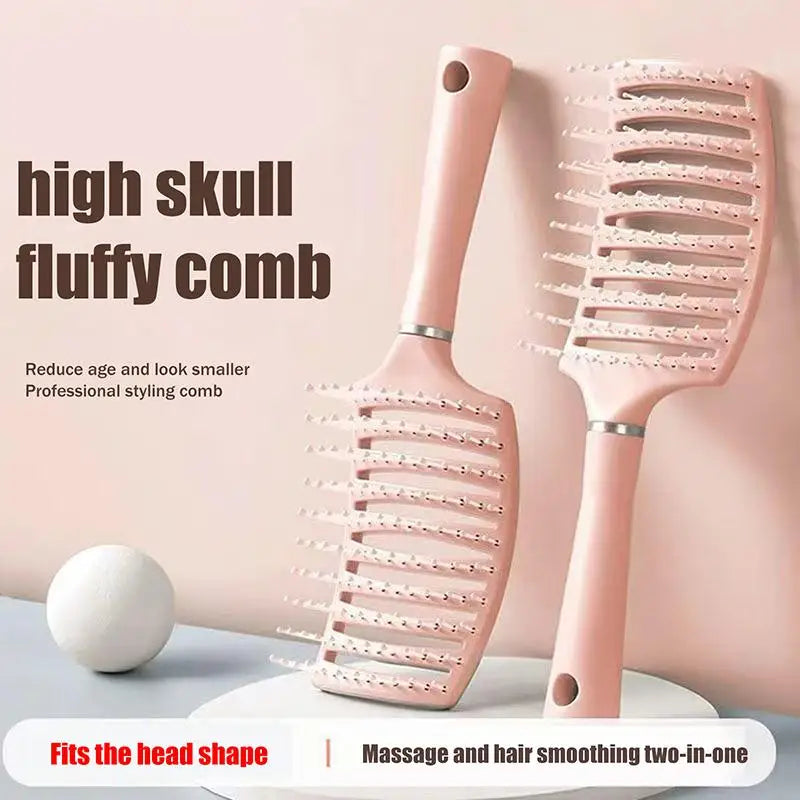 Curly Hair Styling Comb | Anti-Frizz & Volume Brush Hair Styling Comb QXL