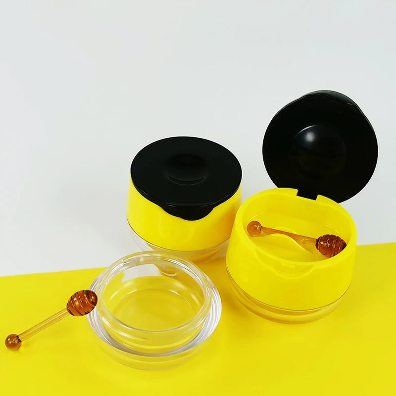 6g Refillable Empty Lip Balm Jar with Spoon | Travel Pot Lip Balm Container QXL