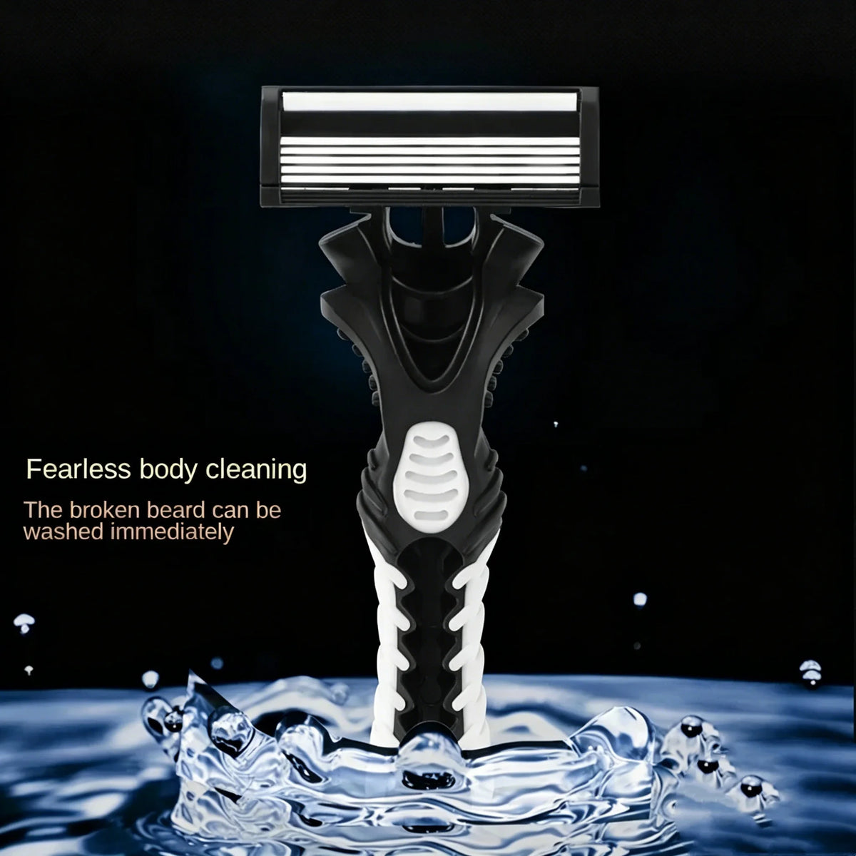 Men's 3-Piece Razor Set | 5 Safety & Straight Blades Men's Razor Set QXL