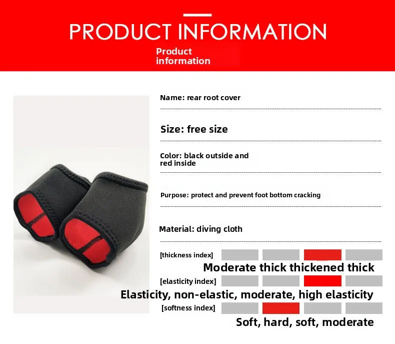 Breathable Silicone Gel Heel Cushion Cup Shoe Insert Sleeve Heel Cushion Insert QXL