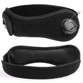 Adjustable Knob Patella Knee Strap | Sports Support Band Knee Support Strap QXL Black