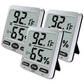 Large Screen Indoor Thermometer Hygrometer | Urageuxy °C/°F Thermometer Hygrometer QXL FT007X3PCS