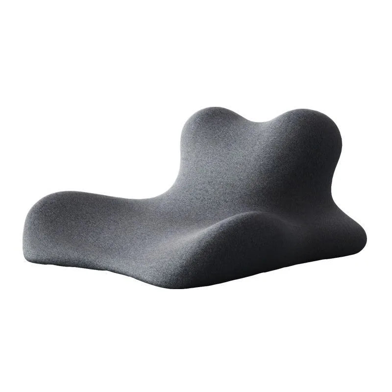 Memory Foam Prone Pillow | Stomach Sleeper & Lumbar Support Memory Foam Pillow QXL DARK GARY 42x43x20cm