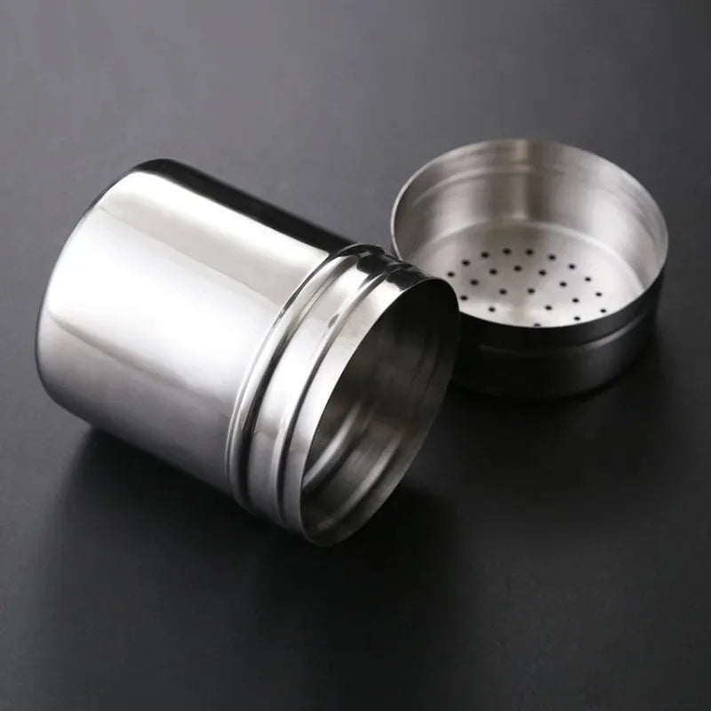 Stainless Steel Dredge Shaker | Fine Mesh Sugar & Cocoa Duster Baking Dredge Shaker QXL