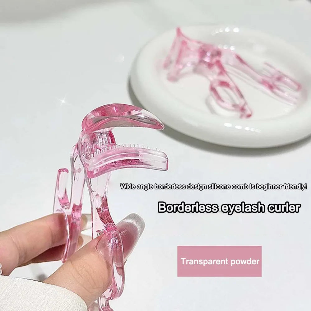 Eelhoe Portable Eyelash Curler | Wide-Angle ABS & Rubber Eyelash Curler QXL Red