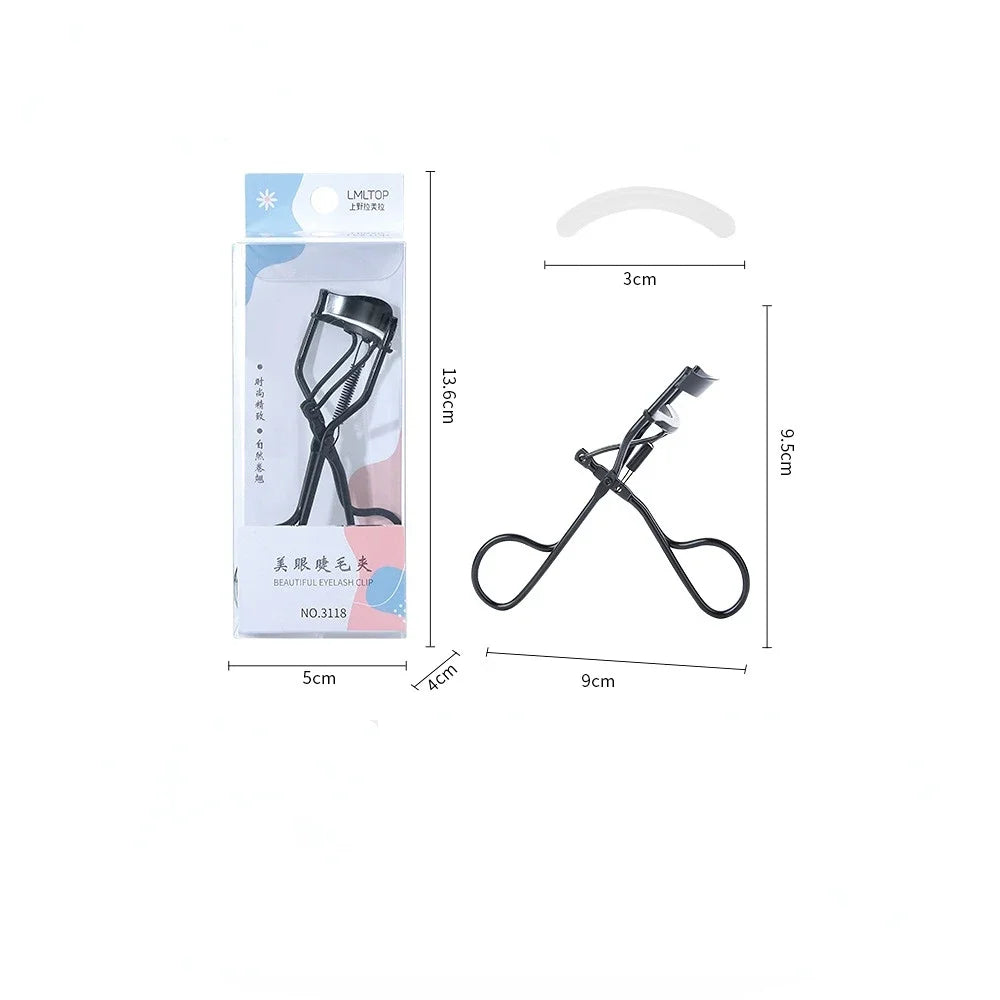 Mini Eyelash Curler – Natural Curl Cosmetic Clip Tool Eyelash Curler QXL