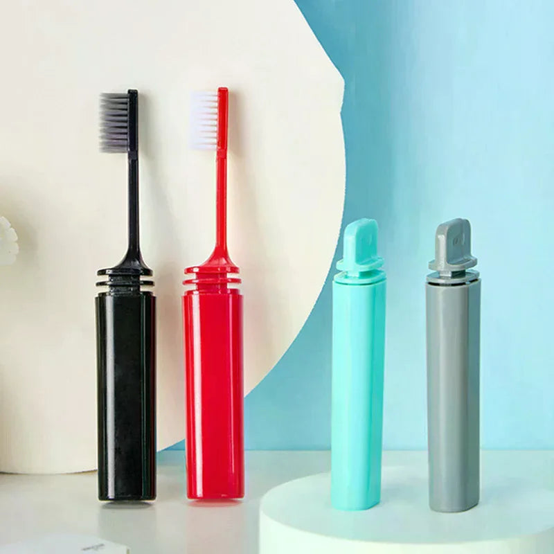 Foldable Travel Toothbrush | Soft Bristles, Compact & Portable Travel Toothbrush QXL