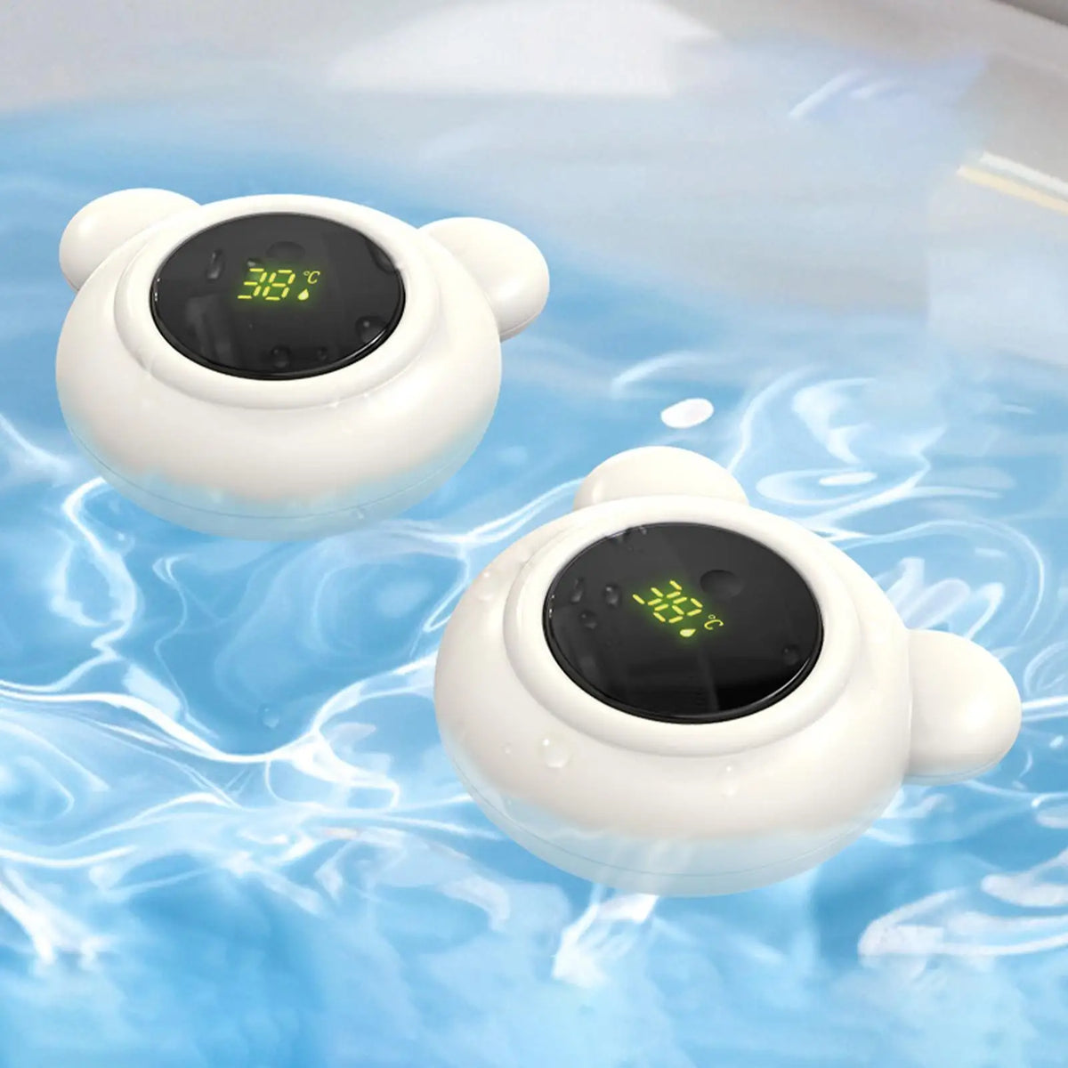 Baby Bath Thermometer LED Display & Color Alert | Safe Water Baby Bath Thermometer QXL