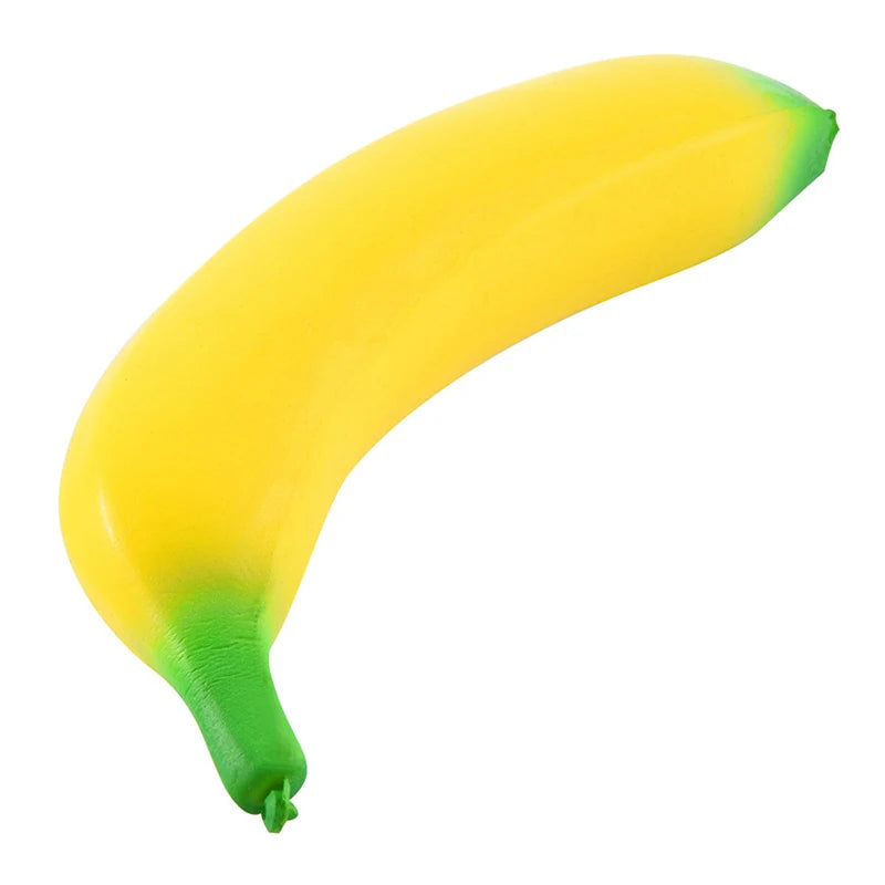 Jumbo Banana Squishy Slow-Rising Squeeze Fidget Toy Squishy Fidget Toy QXL