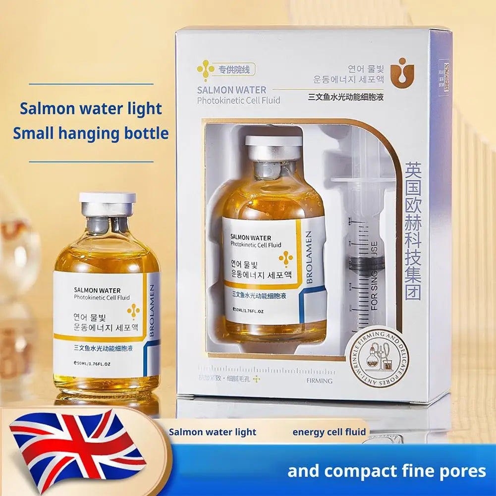 LUXURYTO Korean Salmon Serum | 24HR Hydrating Face Essence Face Serum QXL