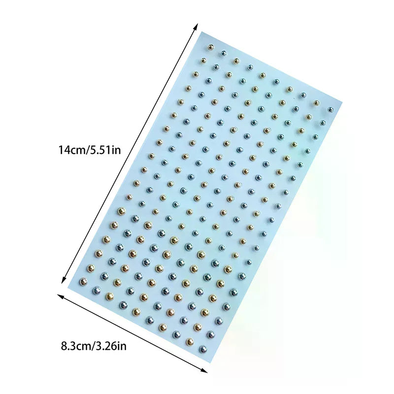 165/180-Pc Crystal Rhinestone Face Body Gems – No Piercing Face Body Gems QXL