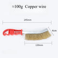 Wire Brush Brass & Stainless Steel | Rust Removal & Cleaning Wire Cleaning Brush QXL A-1pcs