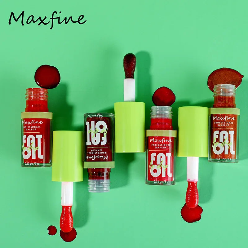 MAXFINE Green Mirror Lip Gloss – Plumping & Moisturizing Lip Gloss QXL