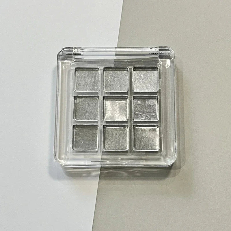 9-Grid Empty Eyeshadow Palette Case | DIY Makeup Storage Eyeshadow Palette Case QXL
